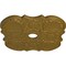 Ekena Millwork Flower Ceiling Medallion (Fits Canopies up to 6 1/4"), Hand-Painted Gold, 29"OD x 3 5/8"ID x 1 3/8"P CM29FWGLS - alternate 3